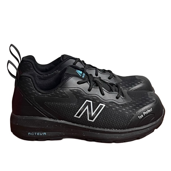 New Balance Women's Composite Toe Logic Black Industrial Shoe Size 6.5 NIB - Picture 1 of 14